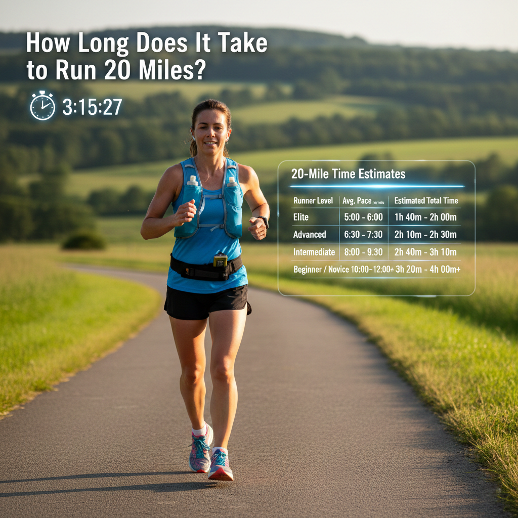What Is the Average Time to Run 20 Miles?