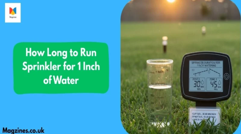 How Long to Run Sprinkler for 1 Inch of Water? Save Money!